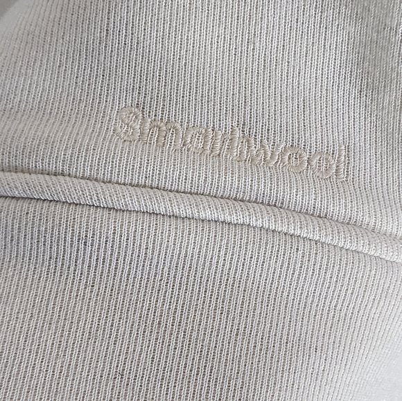 Smartwool White Sleeveless Hoodie with Front Pocket - Picture 3 of 8